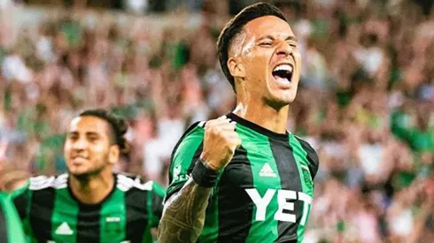 El delantero debutó en las redes con el equipo estadounidense.