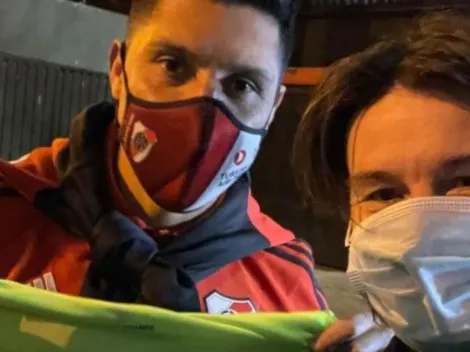 El Mago Coria se encontró con Enzo Pérez y le salió el hincha de adentro