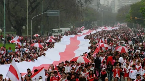 Más de 100 mil hinchas de River se sumaron a la fiesta.