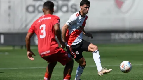 El volante ex Gimnasia sumó minutos en la Reserva esta mañana.