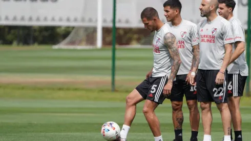 El plantel de River se entrena en Ezeiza con vistas a Defensa y Justicia