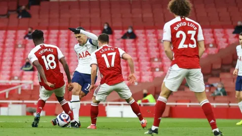 Un gol de Erik Lamela en Tottenham es candidato al mejor del año.