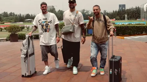 Nicolás Otamendi llegó a Argentina para representar a la Selección y en su valija llevaba una calcomanía con un guiño a River: la fecha de la final de Madrid.