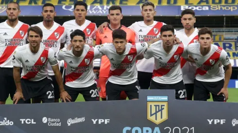 La formación de River para jugar en la Bombonera, con los masivos casos de Covid