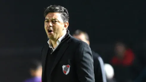 El DT de River se pronunció sobre el nivel del arbitraje en el partido ante Colón.