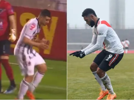 El furor por Borja llegó al Ascenso: le copiaron su festejo