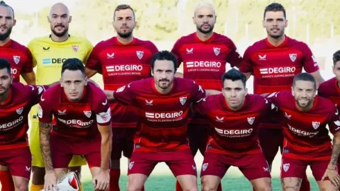 El Sevilla goleó 6 a 0 al Angers con tres ex River en cancha.