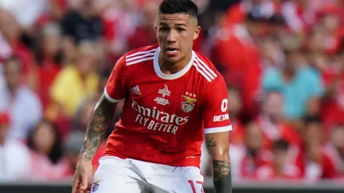 Enzo Fernández y otro partido top con la camiseta del Benfica.