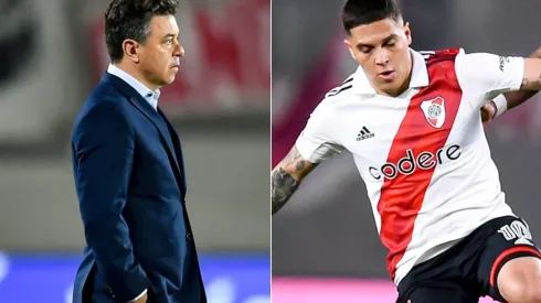 Gallardo habló maravillas de Juanfer y contó por qué estuvo varios partidos entrando desde el banco y por qué ahora lo viene haciendo desde el arranque.