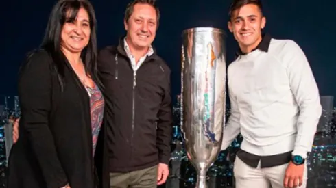 Susana, Víctor y Pablo Solari.