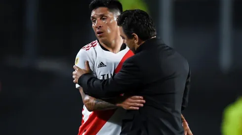 Enzo Pérez irá desde el arranque en el banco de suplentes pensando en el clásico que se viene