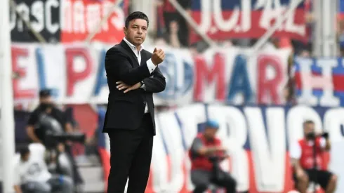 La última postal del Muñeco en el Nuevo Gasómetro a principios de este año.