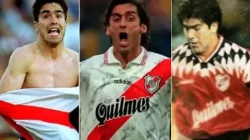 Ángel, Francescoli y Salas.