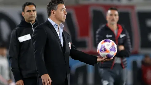 Pese a la victoria, Gallardo volvió a optar por el silencio.