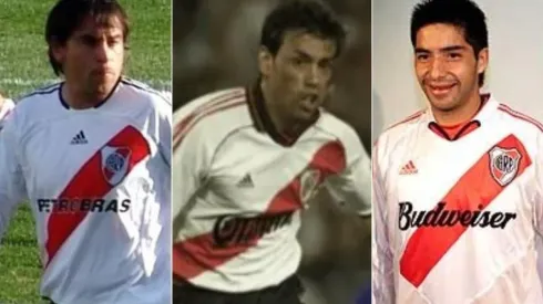 Marcelo Fabián Sosa, Daniel Fonseca y Cristian Álvarez.