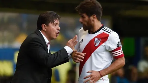 Ponzio despidió a Gallardo después de su último partido oficial.