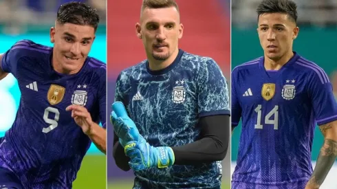 Julián Álvarez, Franco Armani y Enzo Fernández integran la lista Argentina para el Mundial.