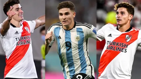 En River y en la Selección: la similitud entre los goles de Julián