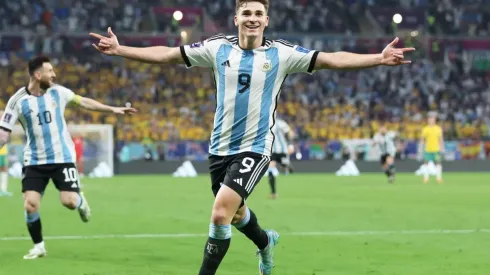 Julián Álvarez lleva dos goles en el Mundial de Qatar.