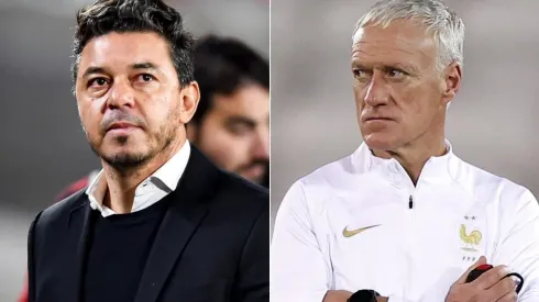 Gallardo tuvo un fuerte cruce con Deschamps en Francia.