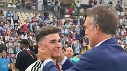 El momento afectuoso entre Julián y el Bati.