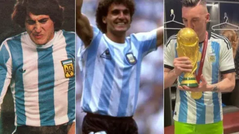 River aportó por lo menos un campeón del mundo en todas las consagraciones de Argentina.