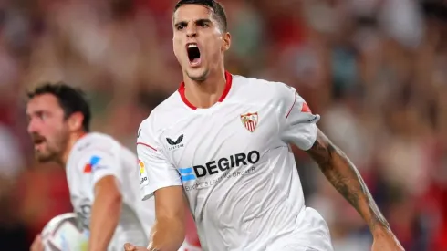 El Coco Lamela volvió al gol y fue una de las figuras del Sevilla.