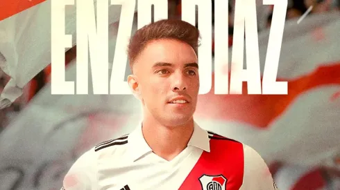 Enzo Díaz, el tercer refuerzo de River en este mercado de pases.