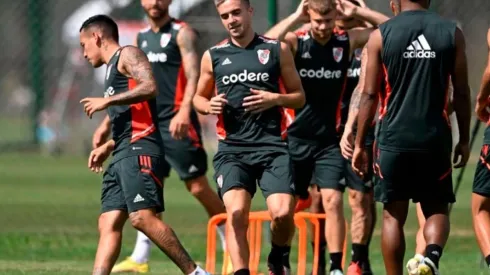 Palavecino se entrenó con normalidad.