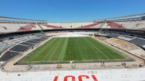 El Estadio Monumental se prepara para el regreso de River
