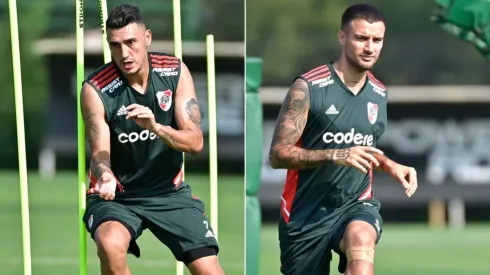 Matías Suárez y Emanuel Mammana se quedarán entrenando en Buenos Aires.