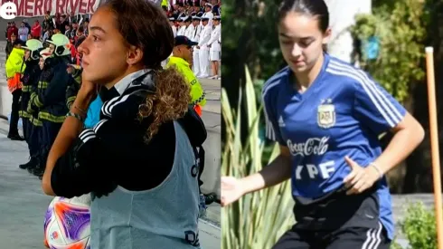 Delfina Lombardi, la jugadora y alcanzapelotas que fue clave en el gol de River