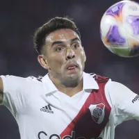 Enzo Díaz fue expulsado sobre el final del primer tiempo