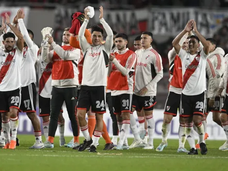 Enzo Pérez: partido espectacular, festejo desenfrenado con Demichelis y ovación de pie
