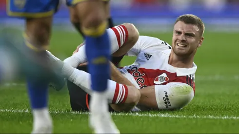 El delantero fue reemplazado por Suárez cuando quedaban cinco minutos para el final.