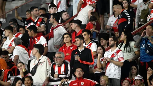Buscate en la tribuna del Estadio Mario Alberto Kempes en Córdoba.