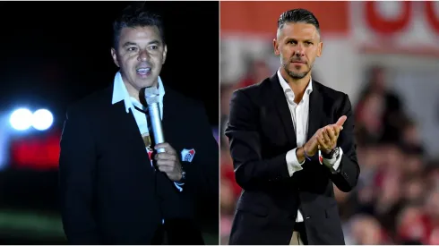Marcelo Gallardo y Martín Demichelis.