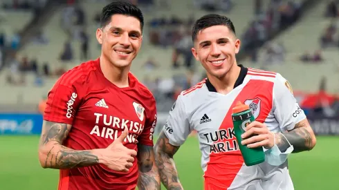 Enzo Pérez y Enzo Fernández.