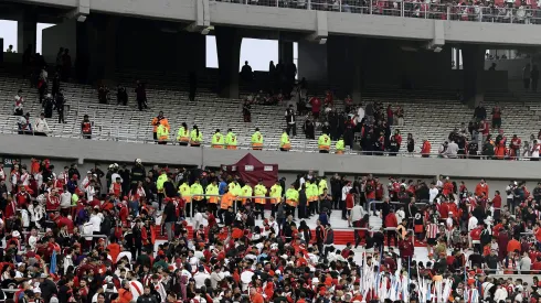 Seguridad privada en el lugar del hecho.