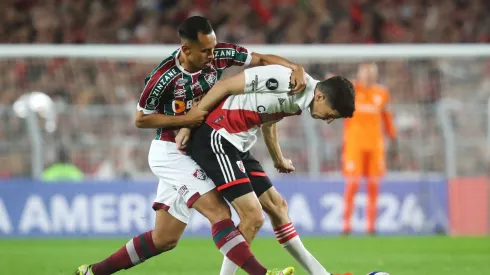 Nacho Fernández se calentó y le tiró un dardo a Fluminense: "Hay que saber perder"