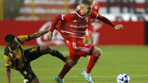 Lucas Beltrán, uno de los puntos altos del equipo de Demichelis en el encuentro jugado en Bolivia (Foto: Getty)