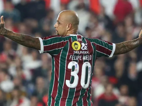 Conmebol sancionó a Felipe Melo por los gestos que hizo en el Monumental