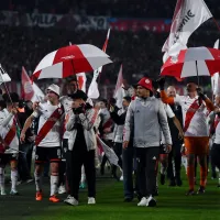 Apareció en la vuelta olímpica y sorprendió a todos