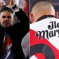 La emotiva historia detrás de la camiseta que usó Martín Demichelis para festejar el título de River