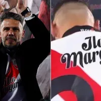 La emotiva historia detrás de la camiseta que usó Demichelis para festejar el título de River