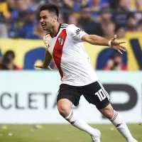 Pity Martínez y un guiño a River en medio de su posible regreso