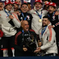 ¿Quién es el preparador físico que levantó la copa junto a Elías Gómez?