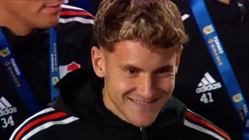 Colidio se sumó a los festejos por el título y le dedicó un cantito a su ex club.