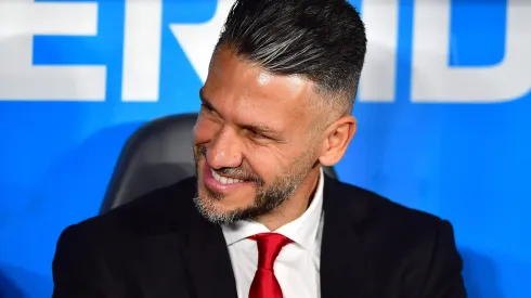 Martín Demichelis, feliz y conforme por la actuación de su equipo.
