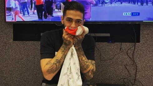 El amor incondicional de Manu Lanzini por la camiseta de River.